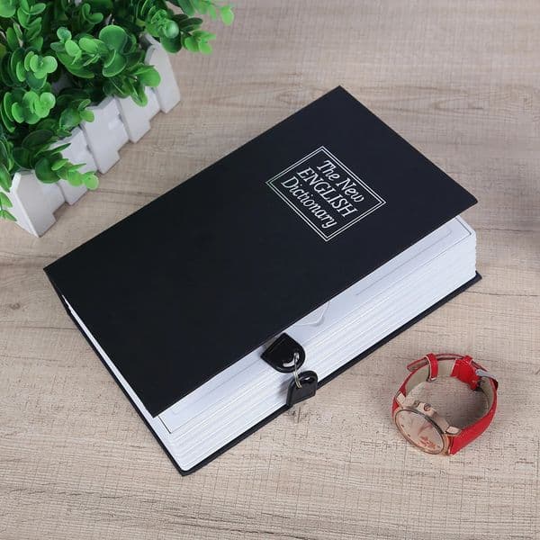 Dictionary Mini Book Safe Security Key Locker Money Hidden Secret Safe Key Safe Box Cash Money Coin Storage Jewellery Lock Boxes 250113