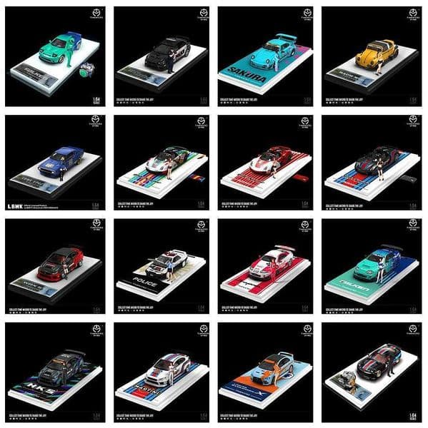 2026 New Time Micro 1 64 Lbwk/Hks/Ctr R32/Advan/Falken Diecast Alloy Model Car For Display Collection Limited Gift Toys