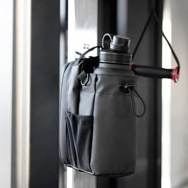 Magnetic Water Bottle Bag GymSpecific Cup Holder with Strong Magnet for Outdoor Sports and Activities 250108