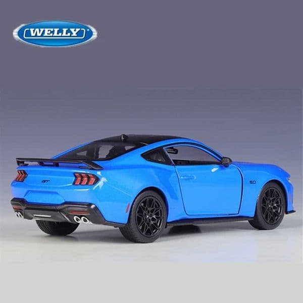 Welly 1 24 2024 Ford Mustang GT alloy sports car model die-casting metal racing car model high simulation childrens toy gift X250125