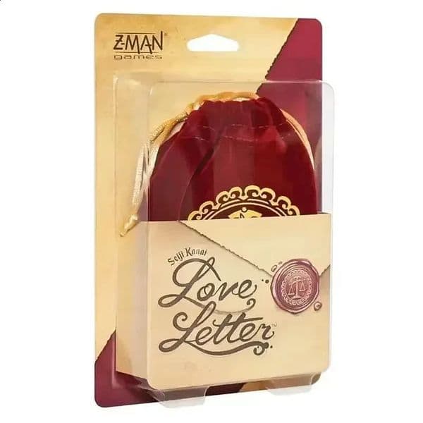 ZMan Love Letter Card Game | Ages 10 2 6 Players 20 Minutes Playing Time Family Gathering Couple Strategy English 250116