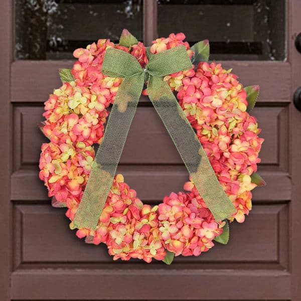 Artificial okra decoration maple tree cone pumpkin door Easter Halloween Thanksgiving wreath Christmas W250113