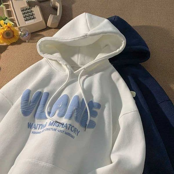 100% Cotton Mens Heavy Hoodie Sweatshirt Clothing Y2k Letter Print Loose Pullover Harajuku Streetwear 2024 New American Hoodies X250125