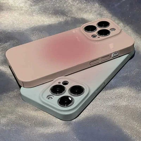 Simple Halo Staining Case For IPHONE 16 15 14PRO MAX 13 Plus 13 PRO MAX 14PLUS 14PRO Acrylic Hard Mobile Phone Cases Back Covers Z250122