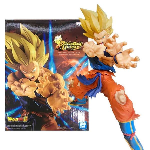 2026 New New Anime Dragon Ball Battle Damage Shock Wave Son Goku Super Saiyan Kame Hame Ha 20Th Model Toy Gift Aciton Figure Toy
