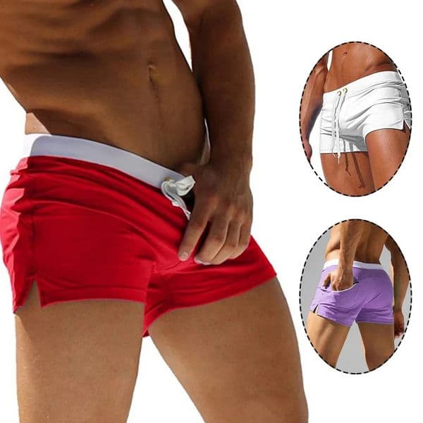 The mens fashionable beach shorts are made of polyester multicolor sports and casual three piece 250122