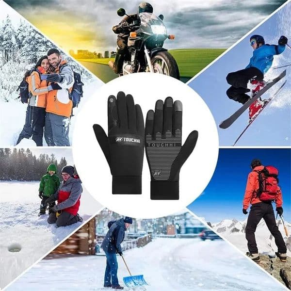 Bike Cycling Gloves Outdoor New USB Heated Waterproof Touchscreen Winter Snowboard Gloves Hand Warmer Outdoor Fishing Skiing full finger anti-slip Motorcycle