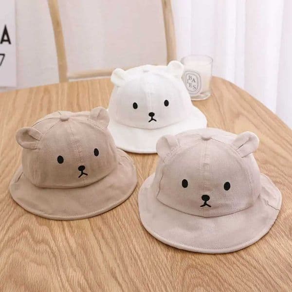 New Cute Summer UV Protective Sunscreen Hat Portable Breathable Childrens Fishermans Hat M250121