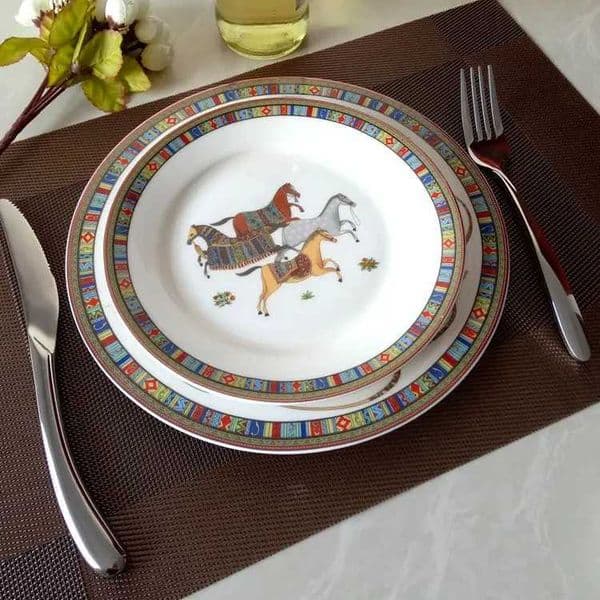 Luxury Designer Decor room Luxury Bone Chinese Tableware Set Jingdezhen Porcelain Maxi Plate Home Decoration Wedding Gif Decoration For Home
