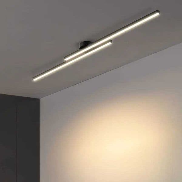 Long Aluminium LED Ceiling Light Modern Creative Design Ceiling Lamp Indoor Lighting Fixture Hallway Balcony Aisle Office Lustre Z250120