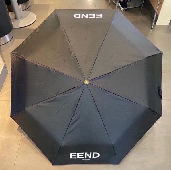 2025 new Top quality Fully automatic F letter rain shade dual-use UV protection folding sun umbrella with dust bag box