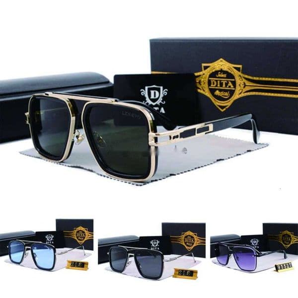 Classic Outdoor Square Sunglasses for Women and Men 2024 Designer Fashion Goggles with Box