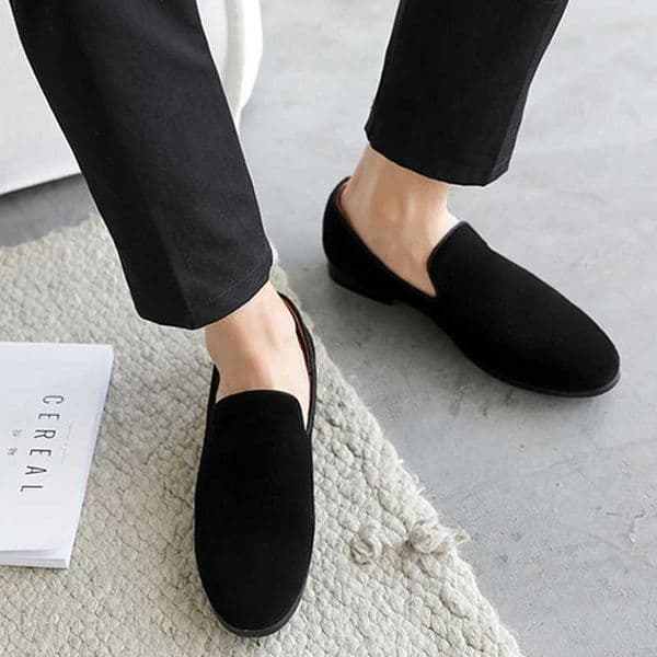 2023 Fi Luxury Dress Shoes Mens Suede Leather Casual Loafers Gentleman Wedding Formal Prom Quinceaera Business Footwear XJ250801