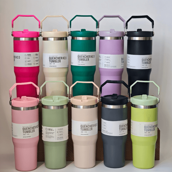 US Stock 30oz Mug Turmbler With Drinking Straws Stainless Steel Vacuum Insulated Car Mug Double Wall coffee Thermal Iced Travel Cup Insulated cup