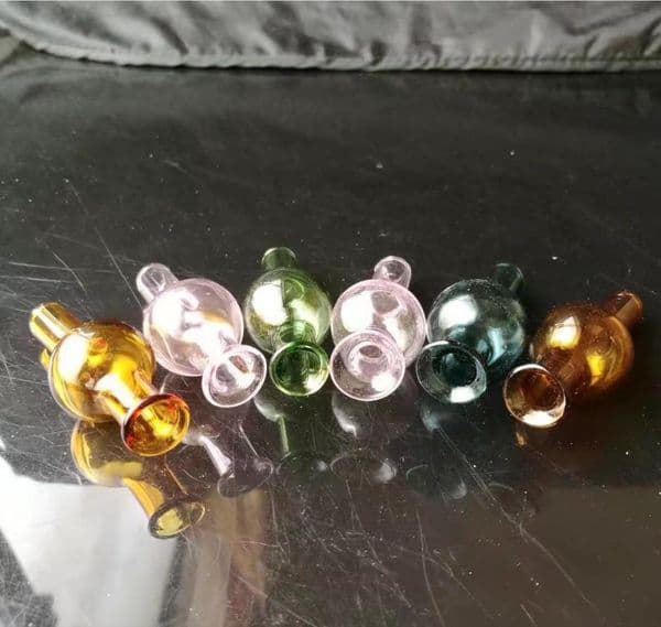 Color gourd cover Wholesale Glass Bongs Accessories, Glass Water Pipe Smoking, Free Shipping