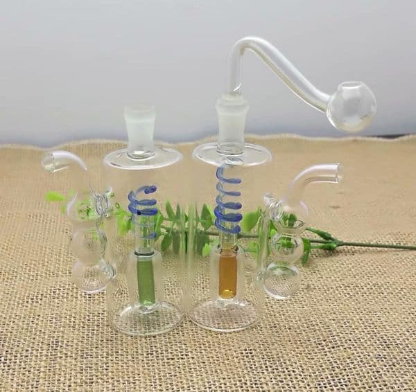 External Hulu dish silk glass cigarette pot Wholesale Bongs Oil Burner Pipes Water Pipes Glass Pipe Oil Rigs Smoking