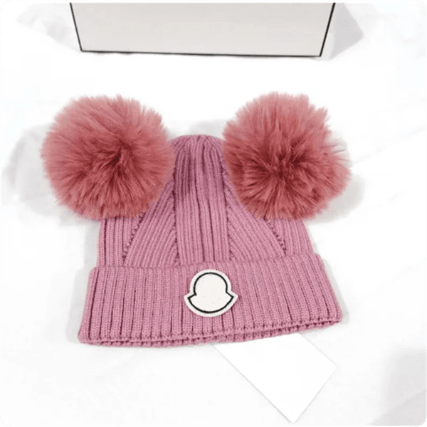 2026 New Designer Kids Autumn Winter Skull Cap Children Warm Knitted Caps Balls Top Decoration For Newborn Baby Beanies Unisex Hats 1-5 Years