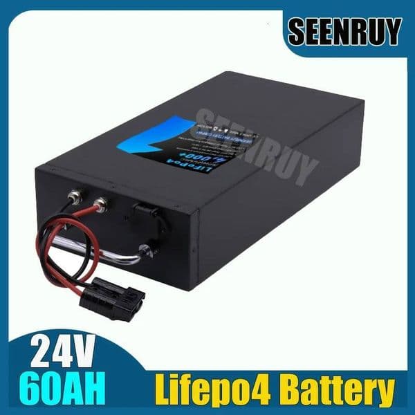 LFP 24V 60AH Lifepo Battery with BMS 50A 80A 100A 150A for Electric Wheelchair RV Portable Power Station