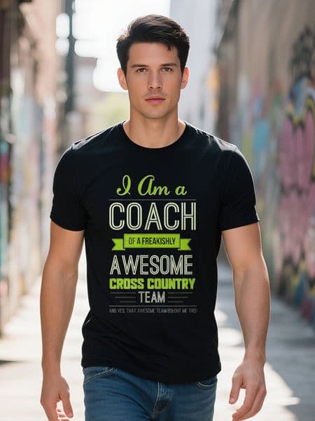 Funny XC Graphic T-Shirt Men Women-100% Cotton Casual Short Sleeve T-Shirt, Perfect for Running and Workout