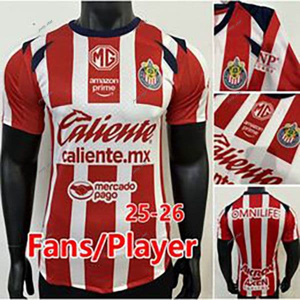 2025 2026 Chivas Guadalara Soccer Jerseys CHICHARITO fans player 25 26 BRIZUELA AAREZ C. COWELL Football Shirt AARADO maillot futol size S-4XL men kids uniforms