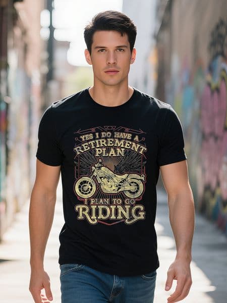 Retirement Gift Motorcycle Riders Biker T Shirt Cotton 4b748 fc6b5
