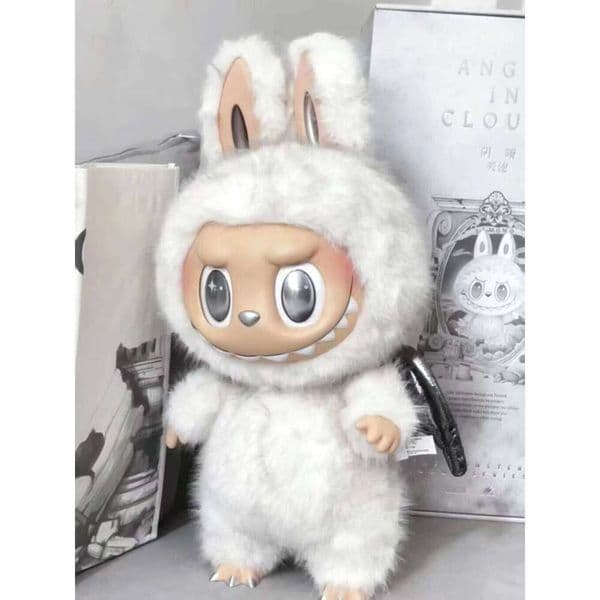 Popular Market 58cm Labubu Zimomo Angel in Clouds Series Action Figure Vinyl Doll Decoration Toy Girl Birthday GiftL260420