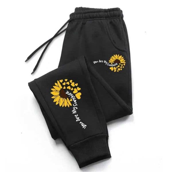 Womens Sweatpants Sunflower Print Casual Trousers Jogging Sports Pants Outdoors Fashion Sportswear Young Hot Sale Pants Vitality X250804