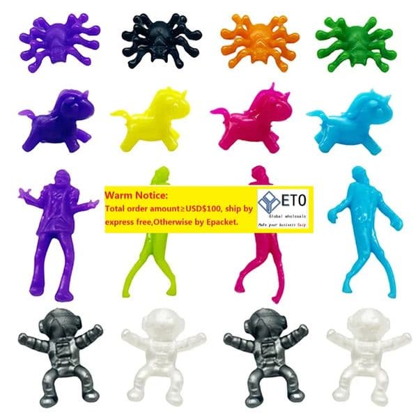 Novelty Creative Prank TPR Cute Soft Color Pull Doll Kids Toys Elastic Stretch Expression Dolls Vent Stress Relief Toy Fidget Gifts TPR 264 ZZ
