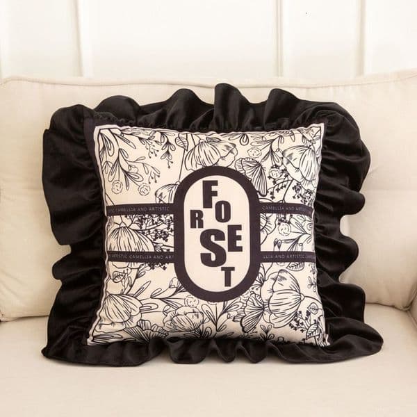 2026 French Style Dutch Veet High-End Fashion Lace Pillow For Living Room Bedroom Sofa Lumbar Cushion Soft And Comfortable Free Shipping Shipping