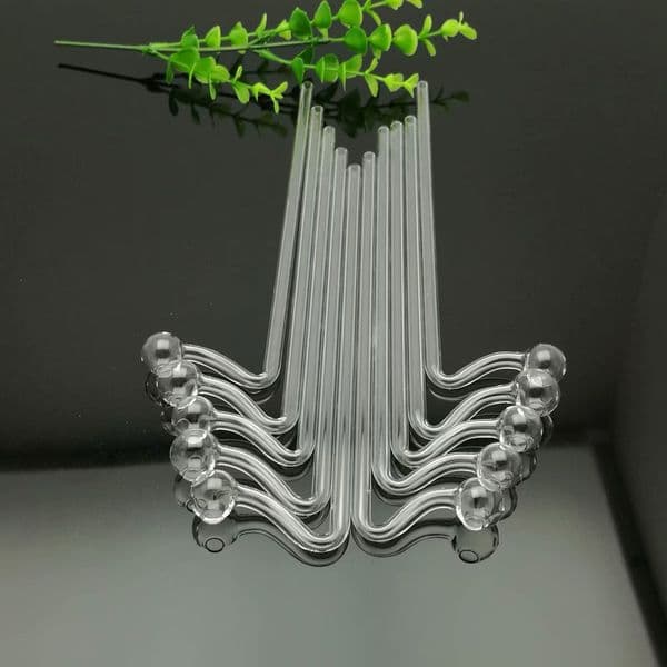 Smoking pipes Ball Glass Oil Burner Pipe Smoking Bowl Water Hookahs Bongs Thin glass long curved pot