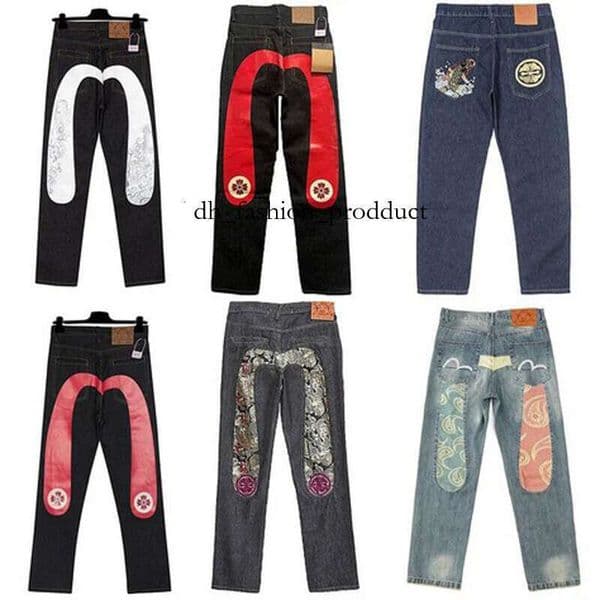 Jeans Harajuku Y2k Designer Mens Hip Hop High Street Straight Jeans Fashion Designer Graffiti M Printed Casual Versatile Trouser Washed Denim Pants 06e