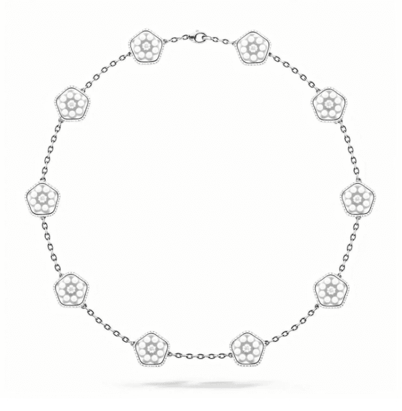 Designer Necklace Luxury Clover Necklace Top Quality S925 Silvesr 18K Gold Plated 10 Motifs Necklace Womens Full Diamonds Pendants with Classic Green Box Packing