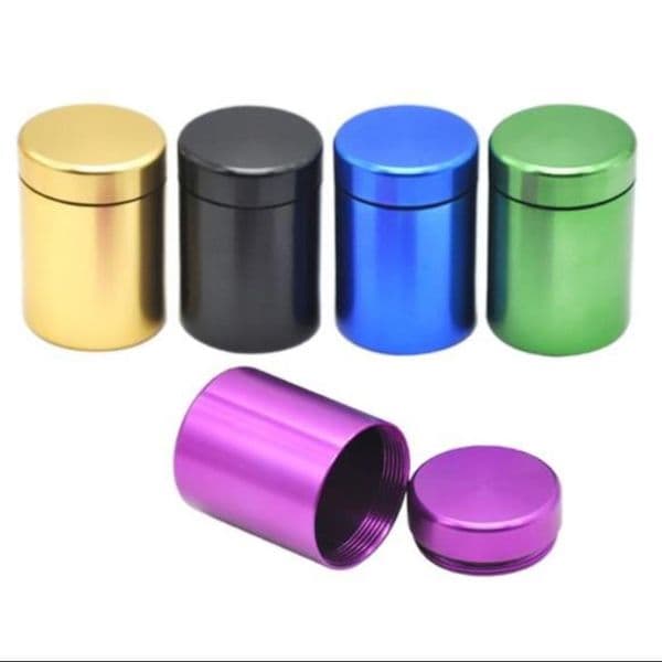 Smoking Pipes New Metal Aluminum Storage Box Large Storage Bottle Personality Hidden Portable