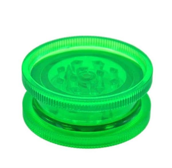 Smoking Pipes Durable Plastic Convenient Transparent Smoke Grinder with 53mm Diameter
