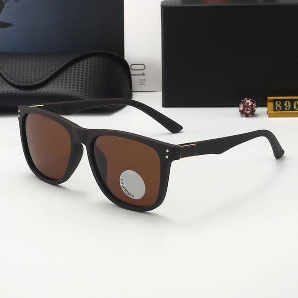 With Box Deigner Sunglae Luxury Eyeglae Fahion Brand Glae Black Navy Brown Grey Uniex Vintage Full Frame Summer Caual Goggle Shading Polarized