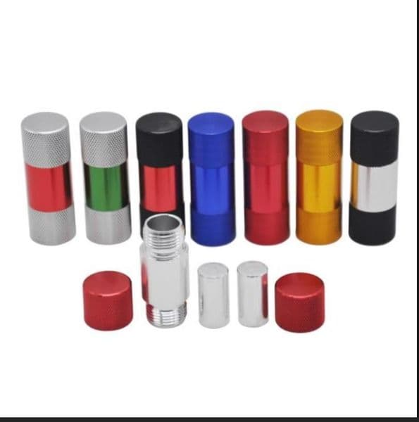 Smoking Pipes Smoke grinder fittings cylindrical smoke-pressing rod aluminium smoke-pressing device