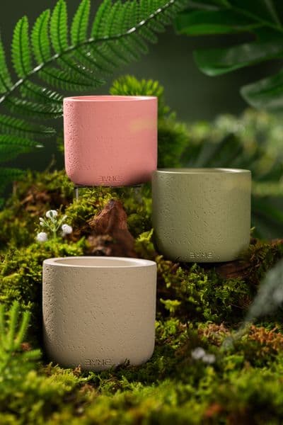 Cement Cup Scented Candle - Minimalist Style Home Fragrance Decor with Plant Soy Wax u0026 Natural Scents Burn Time Approx 30 HoursZ260530