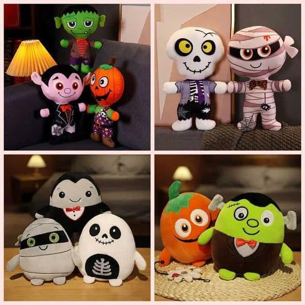 2025 Halloween Decoration Party Supplies Pumpkin Vampire Bat Skeleton Ornament Soft Sofa Pillow Accessories Cushion Room Decor X250805