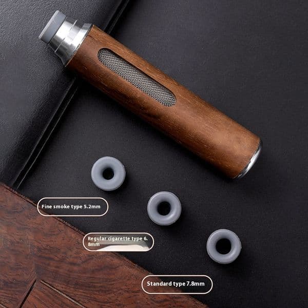 Blank Wooden Car smoking holder No cigarette ash falls off the car Smoking pipes