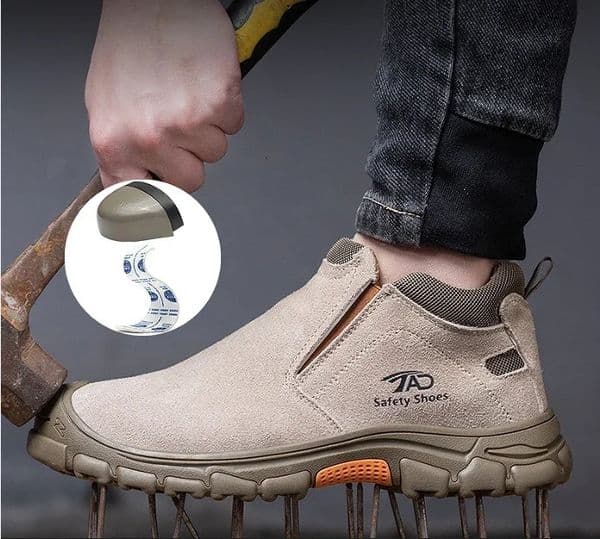 Low Cut Welding Safety Boots for Men Anti-smashing Construction Work Shoes Puncture Proof Indestructible Shoes Safety Work Boots 250731