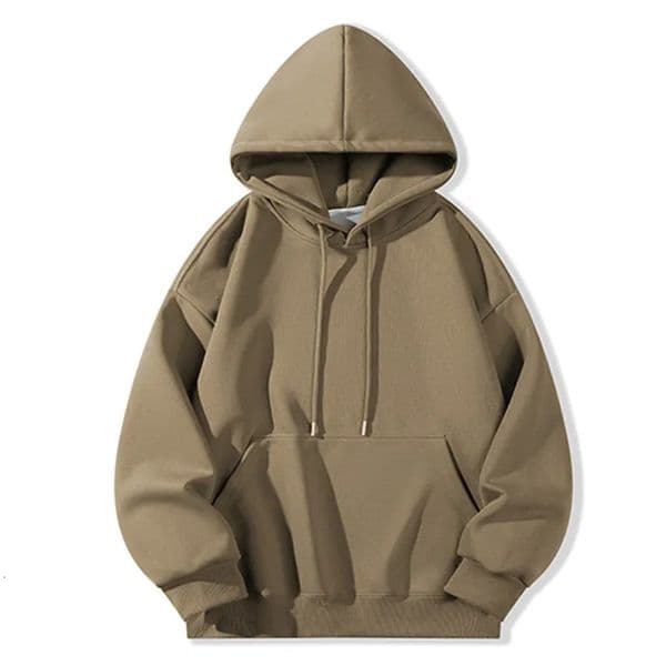 GIOIO mens sweatshirt spring solid color kangaroo pocket casual hoodie daily sports wear pullover 250807