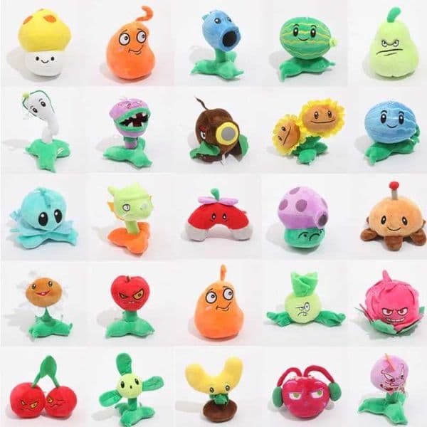 Plants Vs Zombies Plush Toys 13-20cm PVZ Plants Peashooter Sunflower Plush Stuffed Toys Soft Toy Gifts For Children KidsXJ250807
