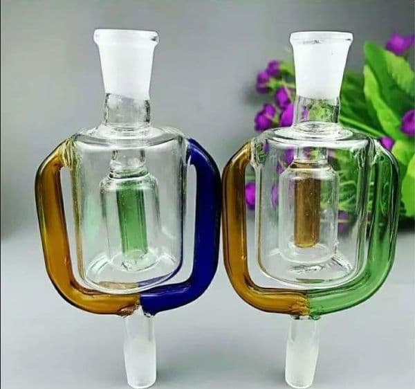 Glass Oil Burner Pipes hookah Glass Smoking bongs Smoke Pipes External glass filter pot