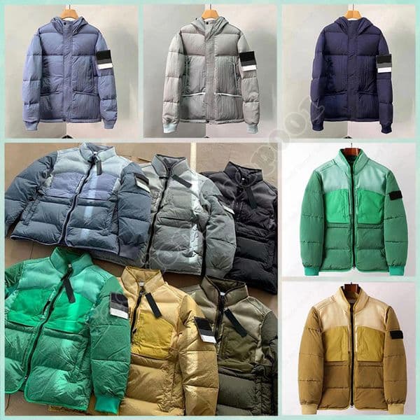 Stoneislanda mens Winter puffer jackets Armband Downs Parkas jacket vest thich winter designer man womens zipper Down jacket Outdoor Warm Feather Multicolor coats