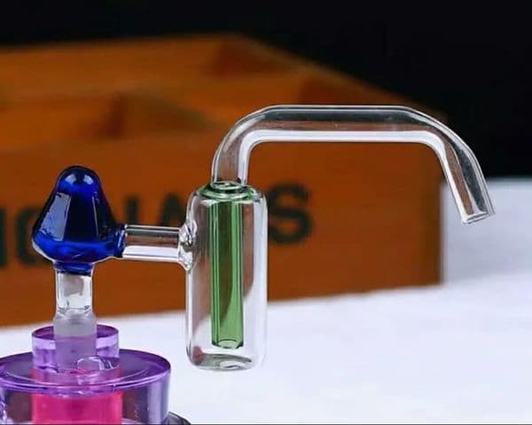 Glass Oil Burner Pipes hookah Glass Smoking bongs Smoke Pipes Diamond filter board