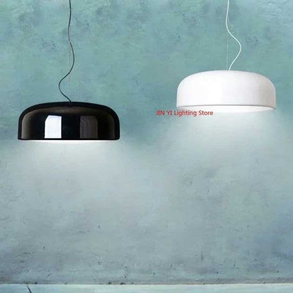 Modern Aluminum Glossy Black Chandelier For Living Room Bedroom Postmodern Dining Study Lamp Italian Designer Round Ceiling X250807