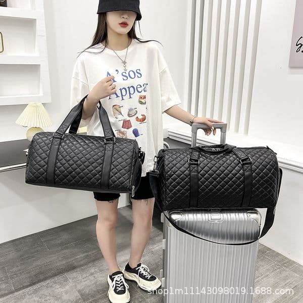 Free Shipping Designer Luxury Fashion Leather Travel Bag Short Distance PU Handbag Shoulder Bag Dry Wet Separation Independent Shoe Compartment Leisure Bag