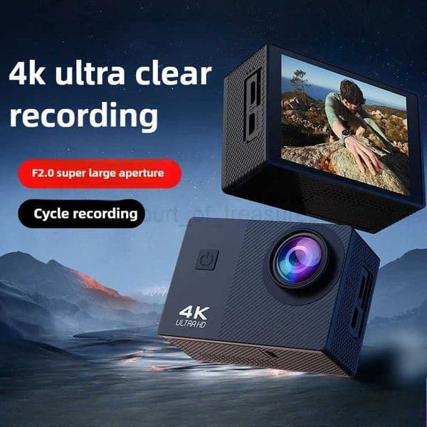 Helmet Video Recording Camera Sports Cameras Outdoor Cam 4K Action Camera 1080P/30FPS WiFi 2.0 170 Underwater Waterproof M250807