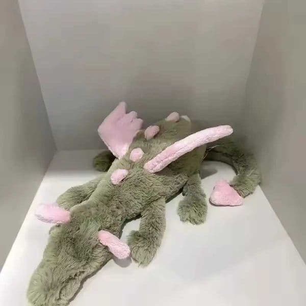 2026 New Cute Toy: 55Cm Matcha & Purple Dragon Keychain Plush - Soothing Companion, Holiday Gift Toys