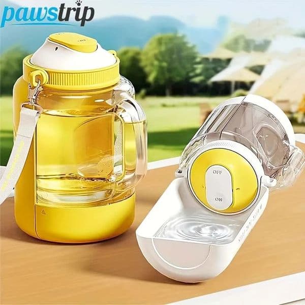 Large Capacity Pet Dog Water Bottle Folding Outdoor Pet Food Dispenser for Small Medium Large Dogs Pet Supplies 250807